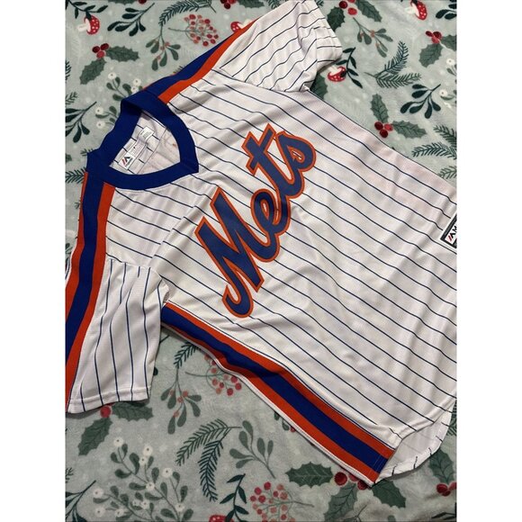 Majestic Other - New York Mets David Wright Pinstripe Baseball jersey - Size: Small